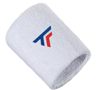 Frotka tenisowa Tecnifibre Wristband XL New Logo - white