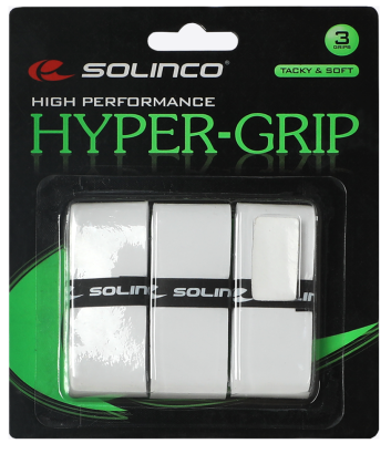 Owijka wierzchnia Solinco Hyper Grip 3P - białe