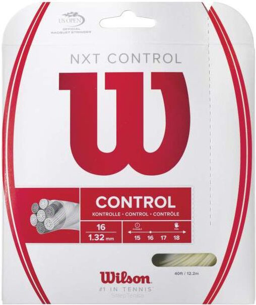 Naciąg tenisowy Wilson NXT Control (12.2 m) 1,32mm - naturalny