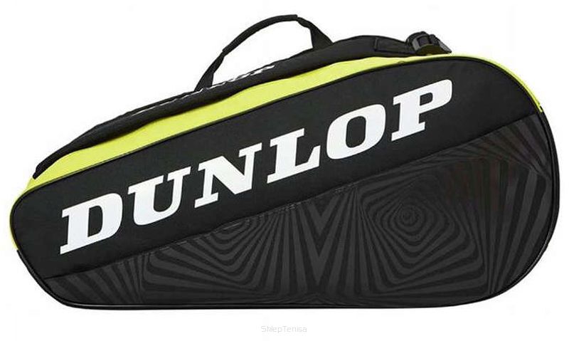 Torba tenisowa Dunlop CX Club x3 czarno-żółta 