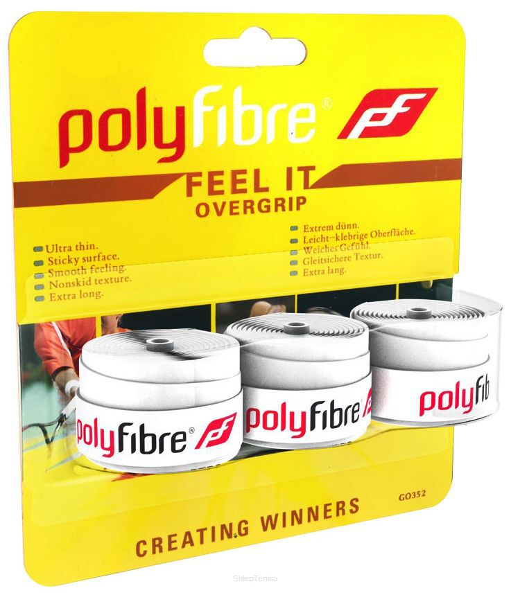 Owijki wierzchnie Polyfibre Feel It 3P - białe