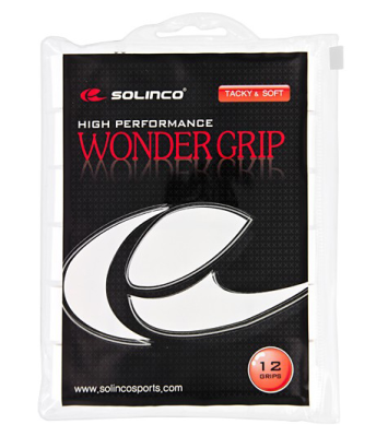 Owijka wierzchnia Solinco Wonder Grip 12P - białe