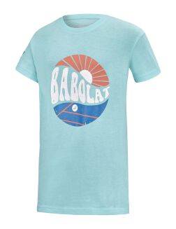 T-shirt Koszulka tenisowa Babolat Exercise Vintage Boy - Angel Blue