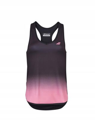 Top tenisowy Babolat Compete Tank czarno-różowy