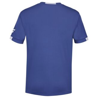 Koszulka tenisowa juniorska Babolat Play Crew Neck Tee granatowa