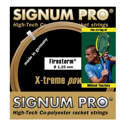 Naciąg tenisowy Signum Pro Firestorm 1.25 złoty