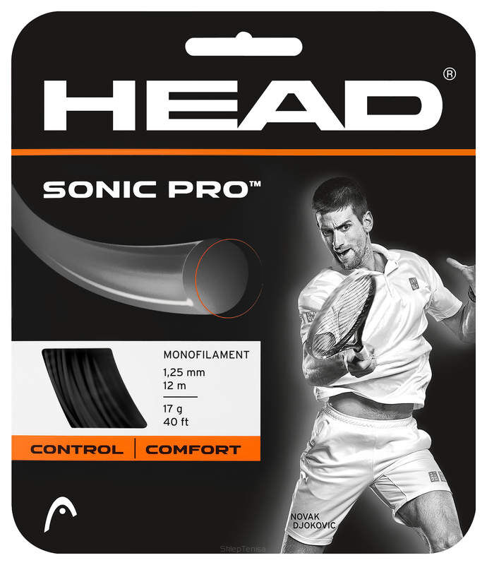 Naciąg tenisowy Head Sonic Pro 12m 1.30 czarny