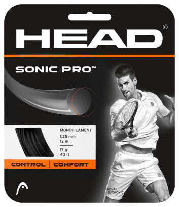 Naciąg tenisowy Head Sonic Pro 12m 1.30 czarny