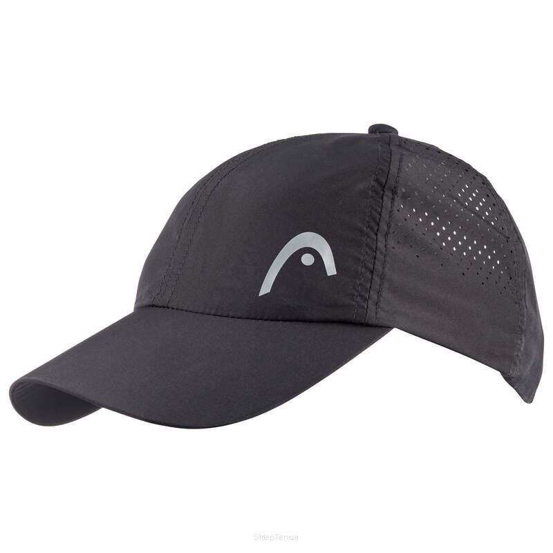 Czapka tenisowa Head Kids Pro Player Cap - czarna