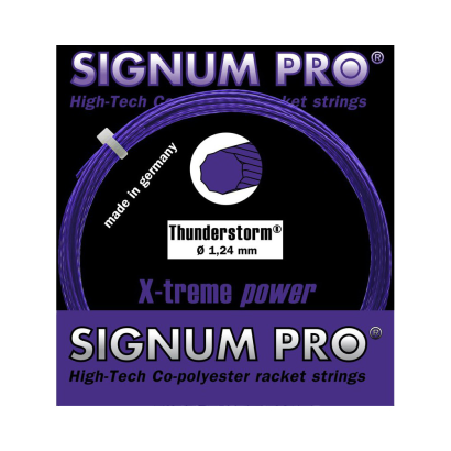 Naciąg tenisowy Signum Pro Thunderstorm X-treme Power 1.24 fioletowy 