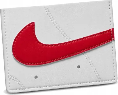 Portfel Nike Air Force 1 Card Wallet biało-czerwony