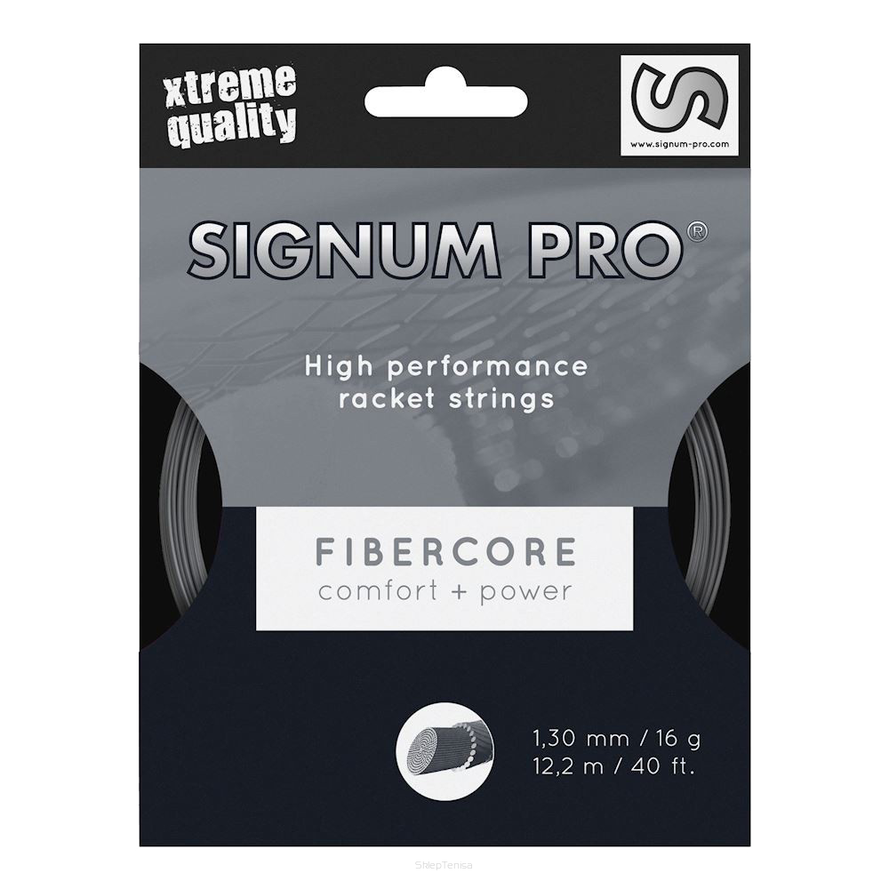 Naciąg tenisowy Signum Pro Fibercore 1.30 szary