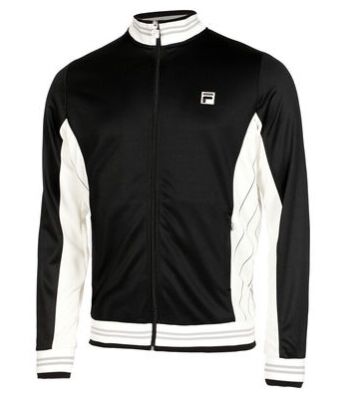 Bluza tenisowa Fila Jacket Bjorn czarna