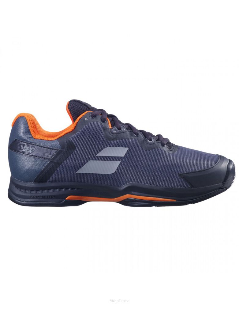 Buty tenisowe Babolat SFX3 AC - Black/Orange