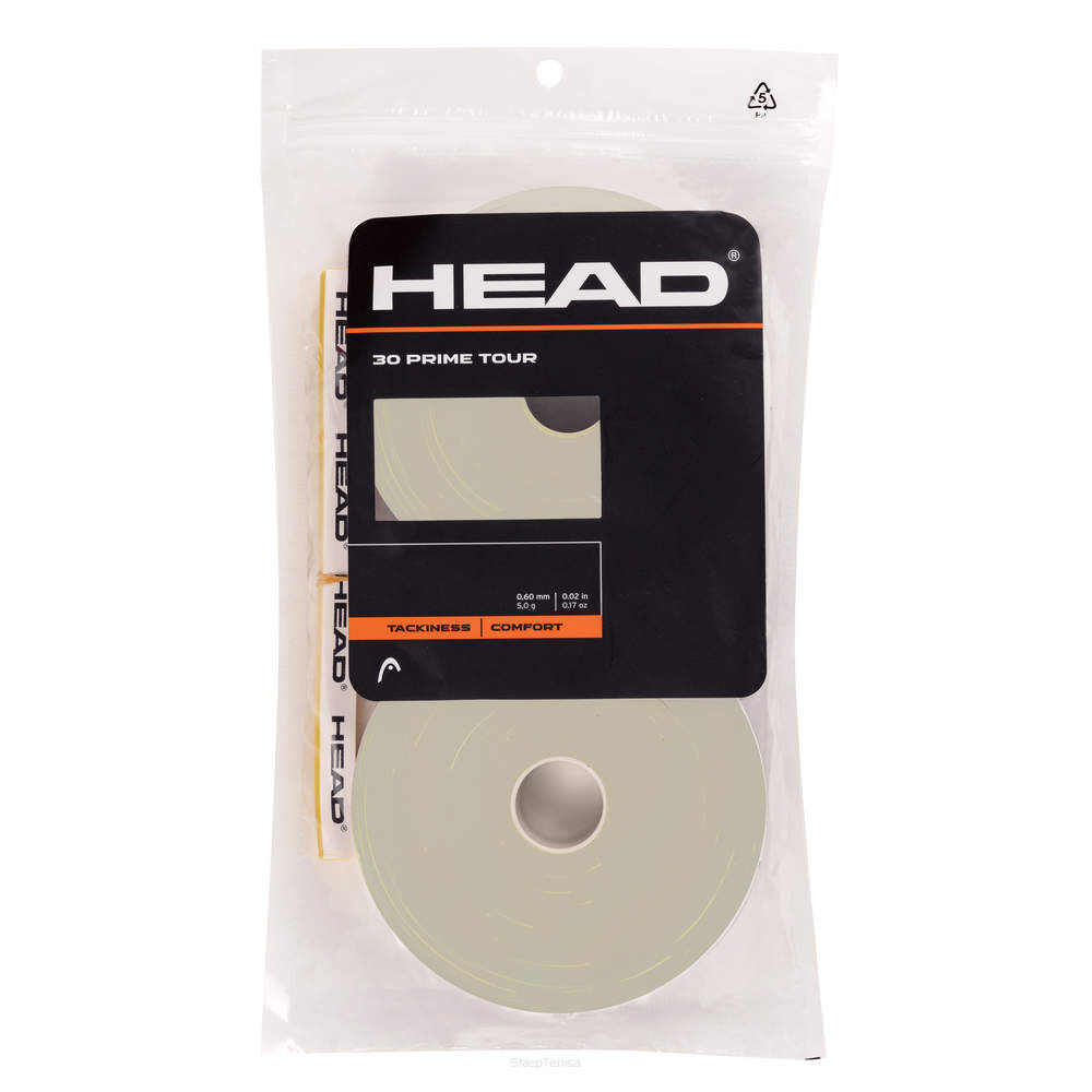 Owijki tenisowe wierzchnie Head Prime Tour x30 szare