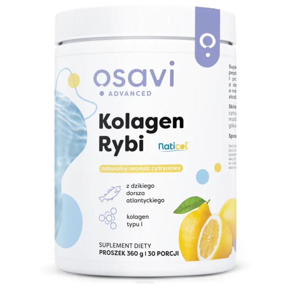 Kolagen Osavi Collagen Rybi z Dzikiego Dorsza, smak: cytrynowy