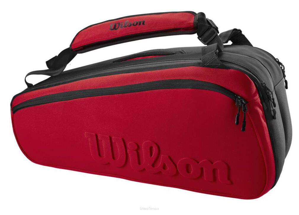 Torba tenisowa thermobag Wilson Super Tour 15 PK Clash V2.0 - red/black