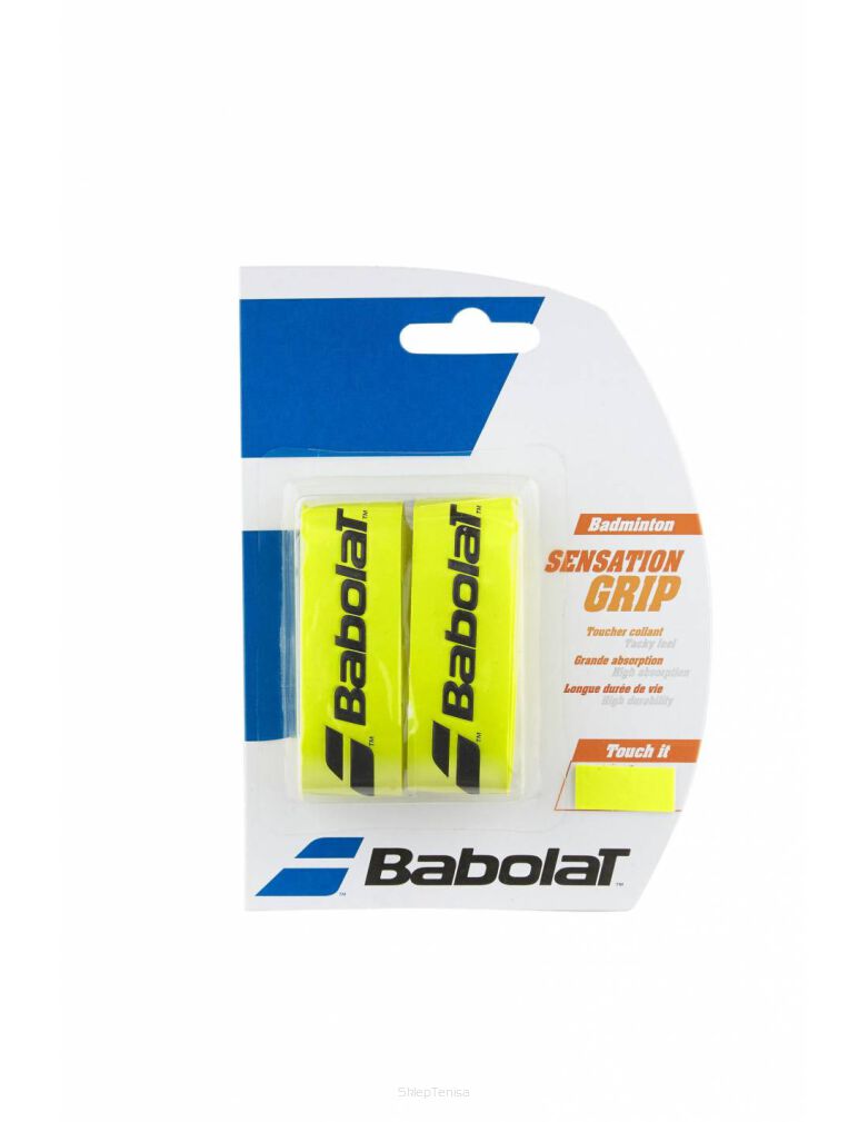 Owijka wierzchnia badminton Babolat Grip Sensation - żółta