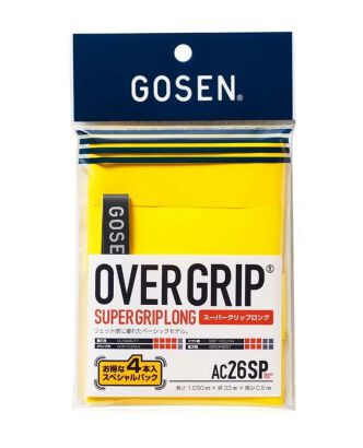 Owijki wierzchnie Gosen Super Grip 4P - żółte