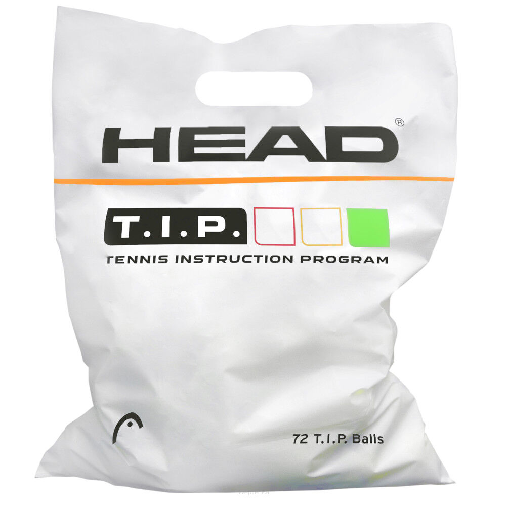 Piłki tenisowe juniorskie Head T.I.P. Green Polybag (72szt.)