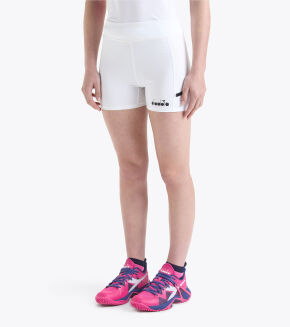 Spodenki tenisowe Diadora Short Tights Pocket białe