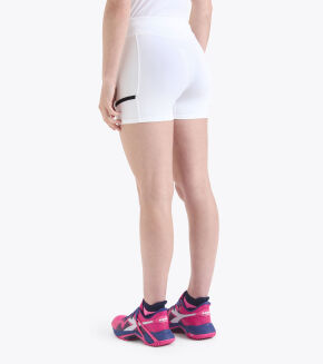 Spodenki tenisowe Diadora Short Tights Pocket białe