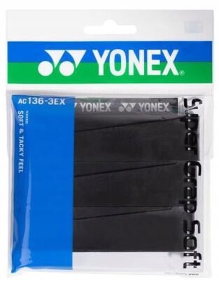 Owijki wierzchnie Yonex Super Grap Soft 3P czarne