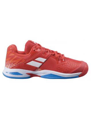 Buty tenisowe juniorskie Babolat Propulse AC Cherry Tomato/White