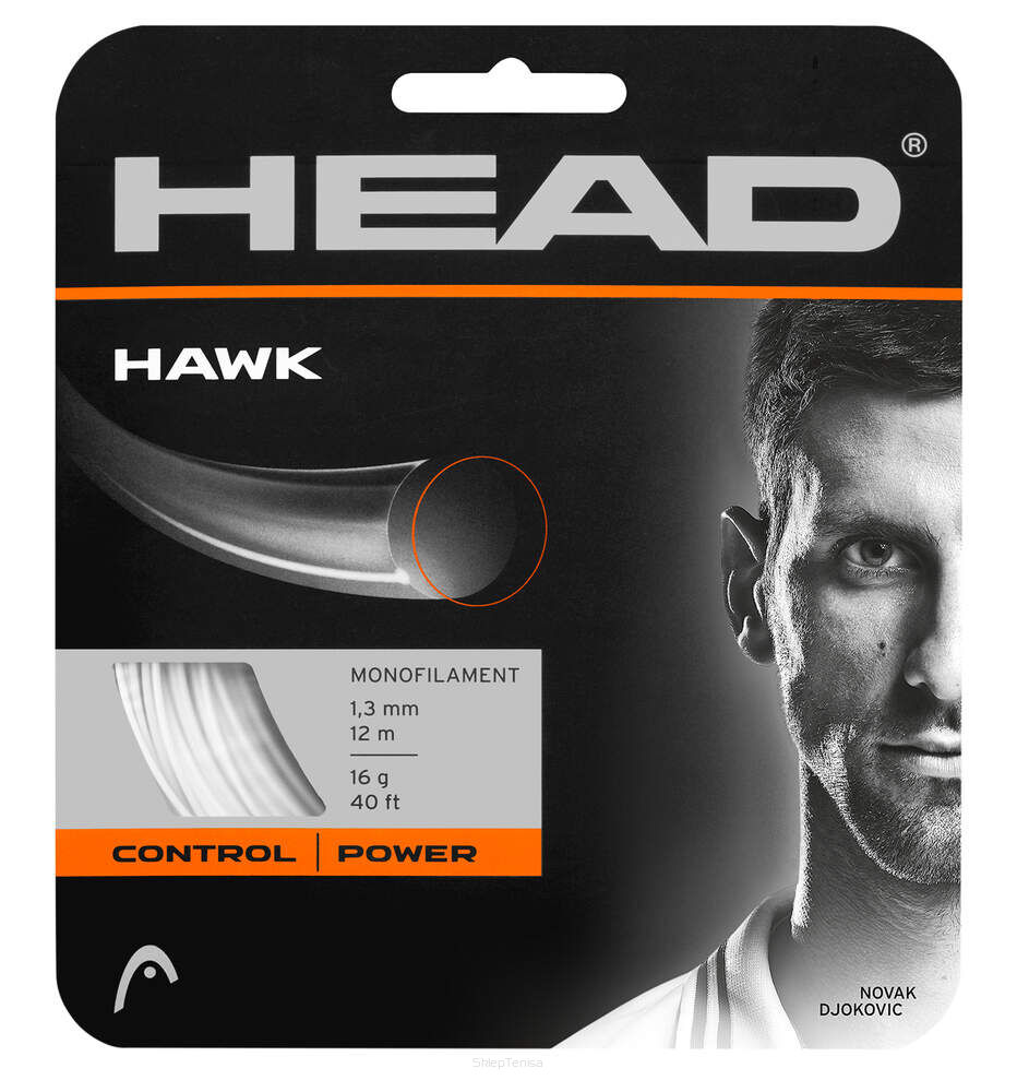 Naciąg tenisowy Head Hawk 12m 1.25 biały