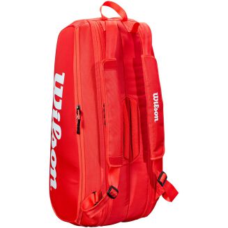 Torba tenisowa Wilson Super Tour 6Pk czerwona