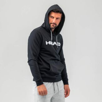 Bluza tenisowa Head Club Byron Hoodie Man czarna