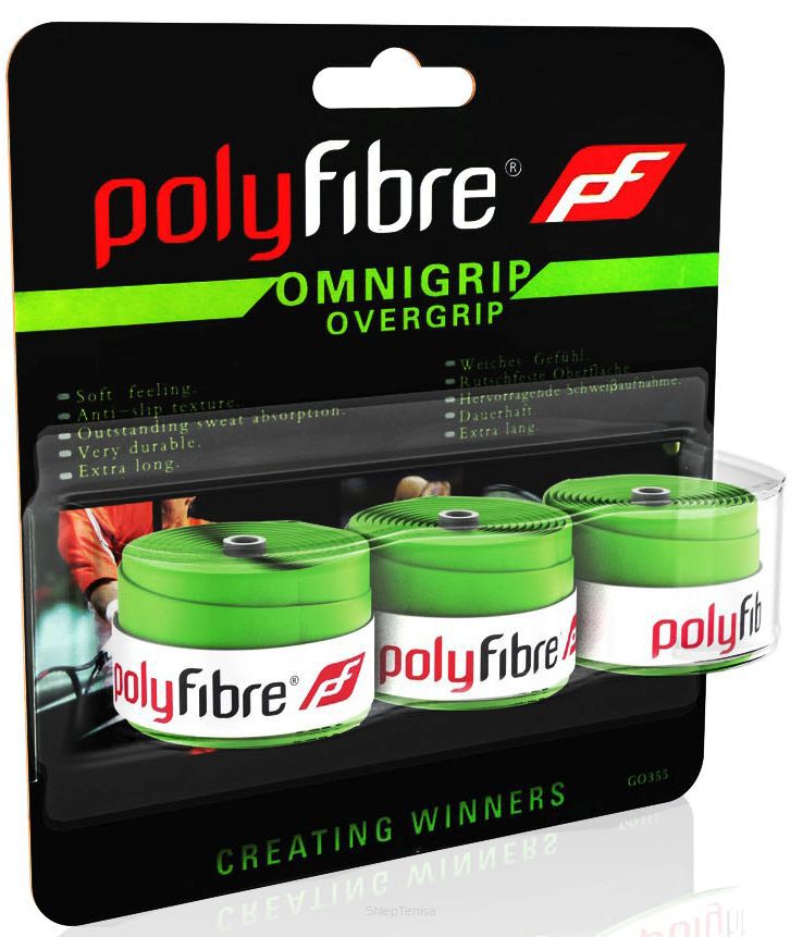 Owijka wierzchnia Polyfibre Omnigrip zielona