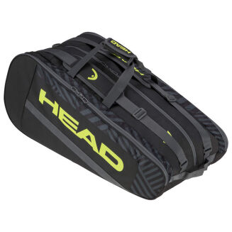 Torba tenisowa Head Base Racquet Bag L - czarny/żółty