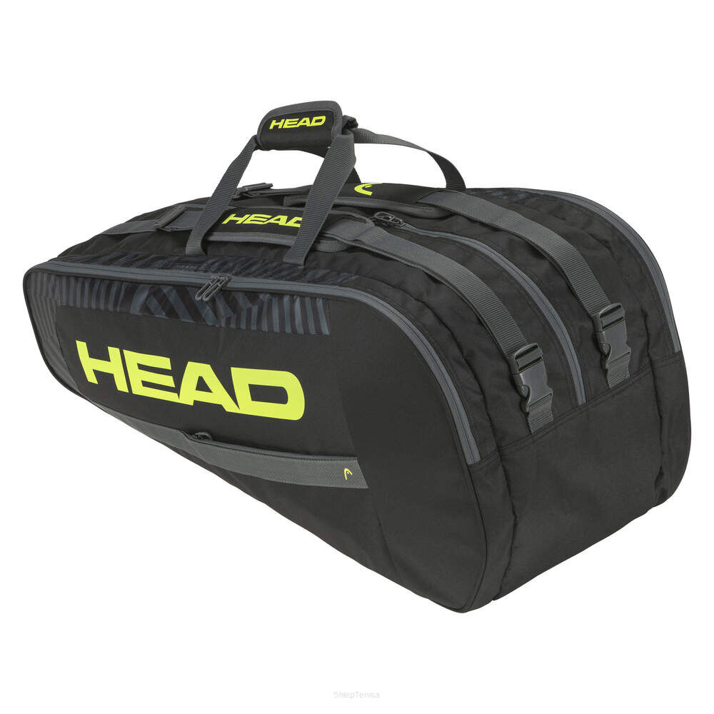 Torba tenisowa Head Base Racquet Bag L - czarny/żółty