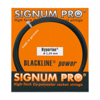 Naciąg tenisowy Signum Pro Hyperion 1,24 czarny