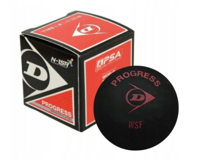 Piłka do squasha Dunlop Progress - czerwona 1szt.
