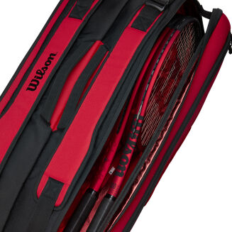 Torba tenisowa Wilson Super Tour 9 PK Clash V2.0 - red/black