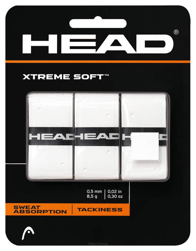 Owijki tenisowe wierzchnie Head Xtreme Soft białe