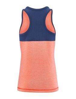 Top juniorski Babolat Play Tank Top Girl fluo strike/estate blue