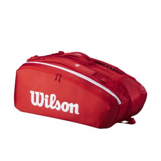 Torba tenisowa thermobag Wilson Super Tour x15 czerwona