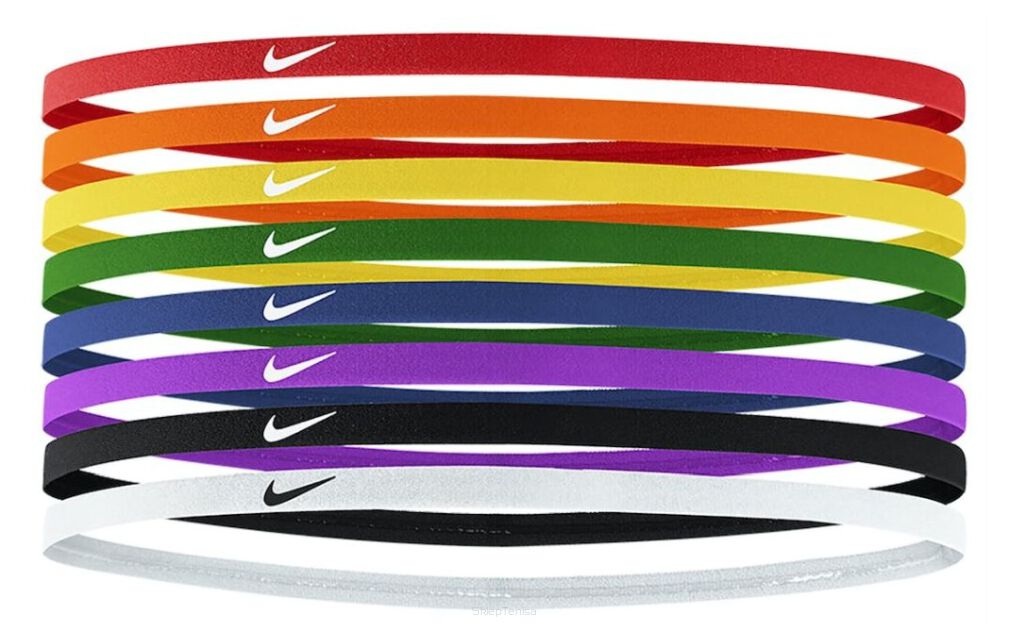 Opaski na głowę Nike Skinny Headbands 8P wielokolorowe