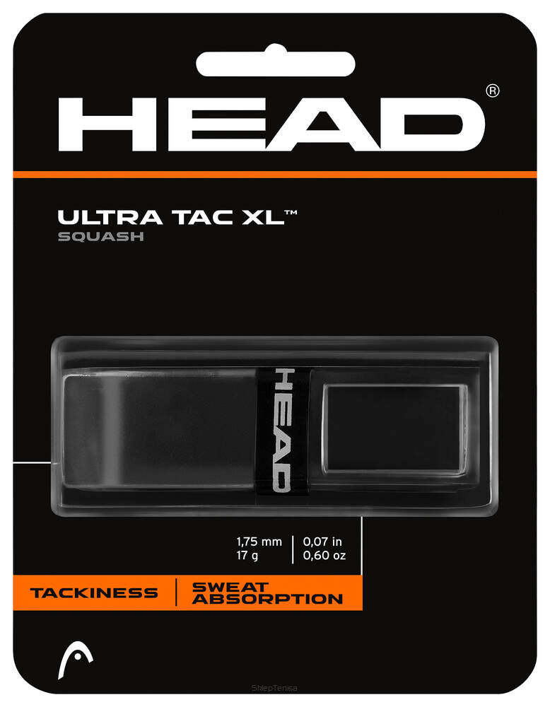 Owijka bazowa squash Head Ultra Tac XL czarna