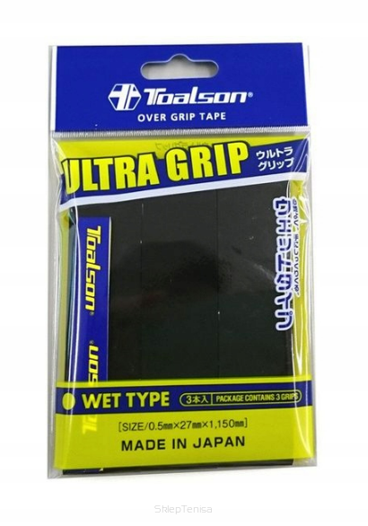 Owijka wierzchnia Toalson Ultra Grip 3P - czarna 