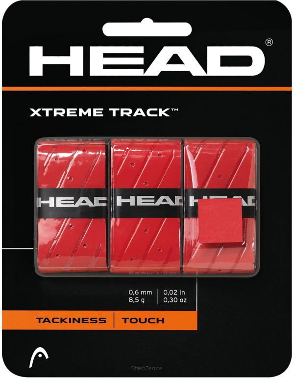 Owijki tenisowe wierzchnie Head XTREME TRACK czerwone