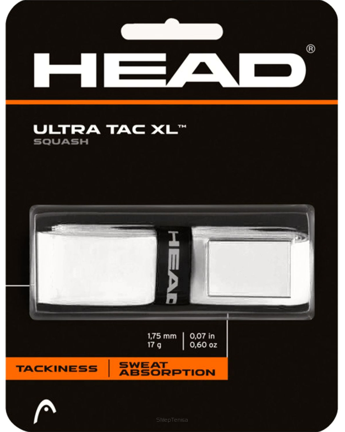 Owijka bazowa squash Head Ultra Tac XL biala