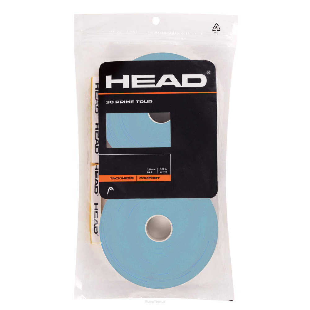 Owijki tenisowe wierzchnie Head Prime Tour x30 niebieskie