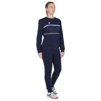 Bluza tenisowa damska Tecnifibre Team Sweat granatowa