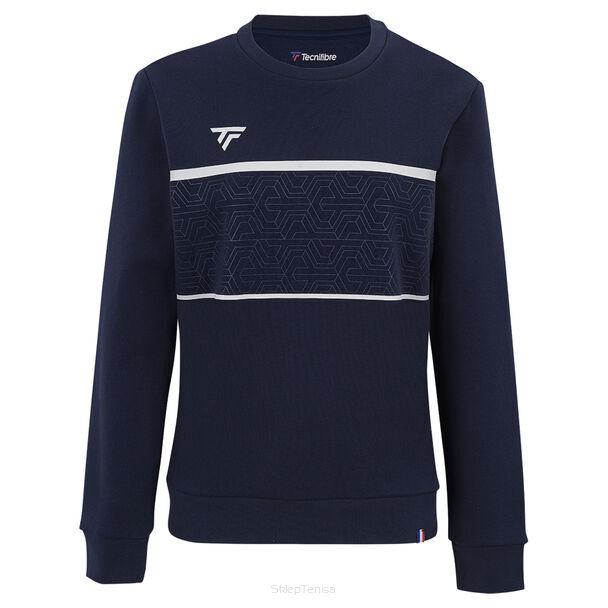 Bluza tenisowa damska Tecnifibre Team Sweat granatowa