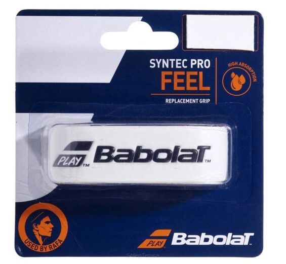 Owijka Bazowa Babolat SYNTEC PRO FEEL biała