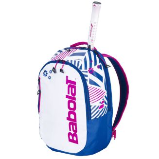 Plecak tenisowy Babolat Backpack Kids biało-niebiesko-różowy